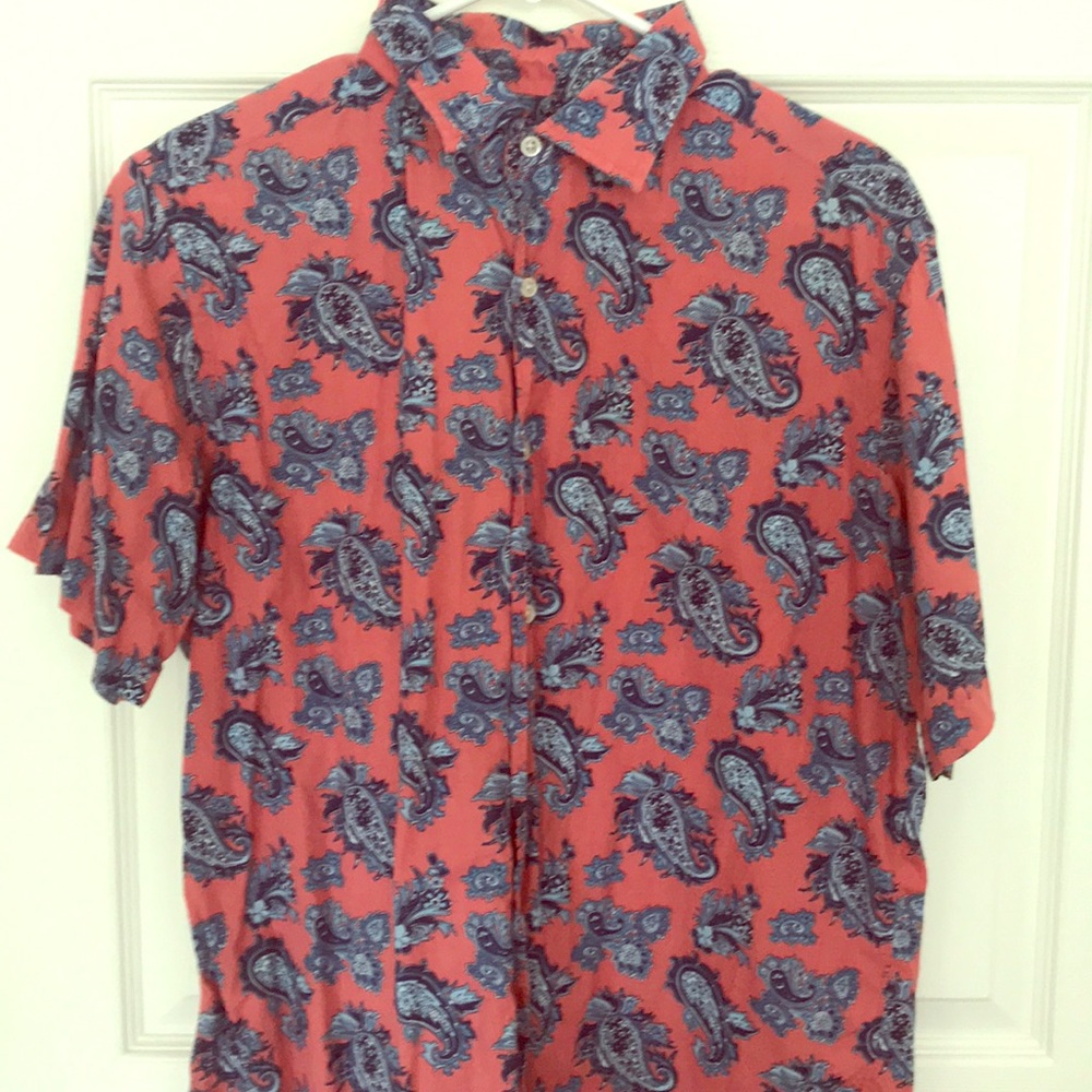Cremieux Paisley Collared Shirt